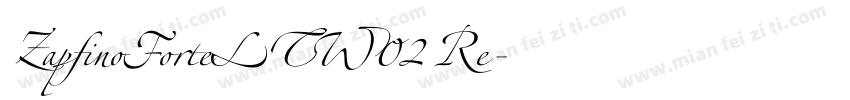 ZapfinoForteLTW02 Re字体转换